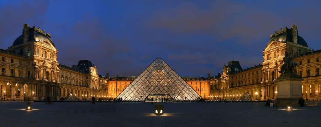 The Louvre Paris during French Open