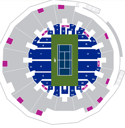 Grandstand Seating Map